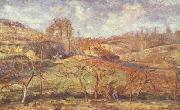 Camille Pissarro Marzsonne painting